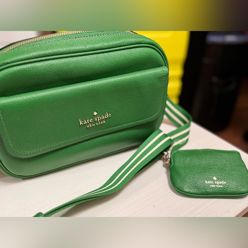 Kate Spade Rosie Pebbled Leather Flap Camera Bag - NEW WITH TAG